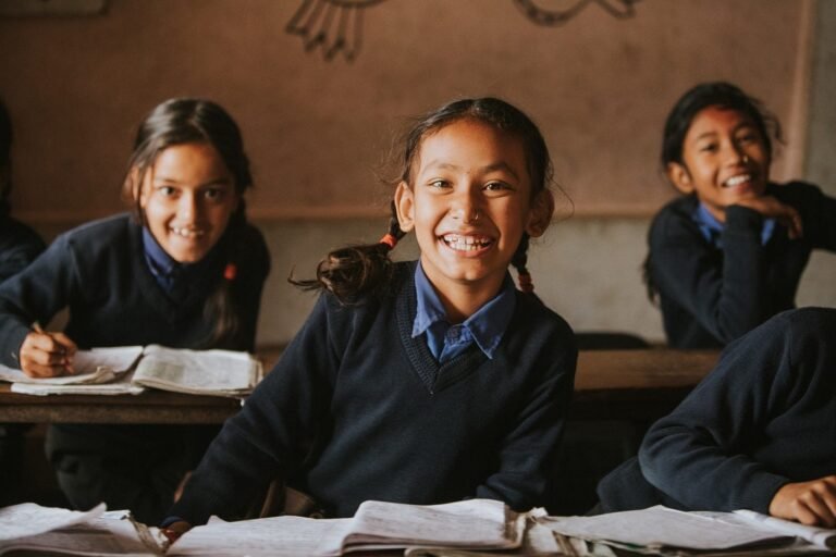 Students participating in school activities at HanuJai High School Jaipur